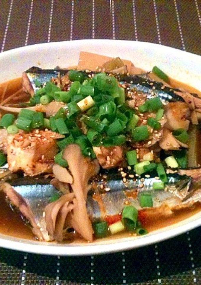 さんまのラー油煮を作ってみた！-レシピのメイン写真