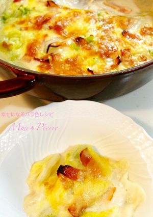 とろ〜りとろける白菜のクリーミーグラタン-レシピのメイン写真