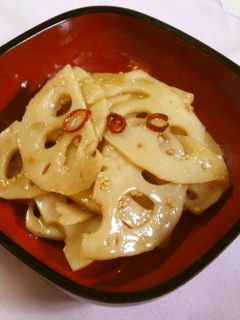 レンコンの炒め煮-レシピのメイン写真