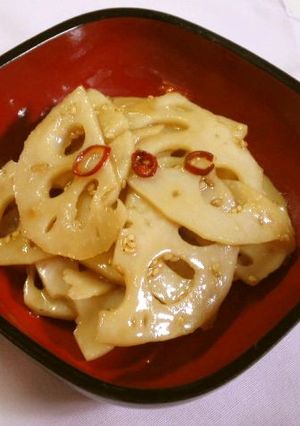 レンコンの炒め煮-レシピのメイン写真