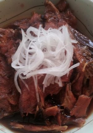 電子レンジ圧力鍋★カンパチのアラ煮-レシピのメイン写真