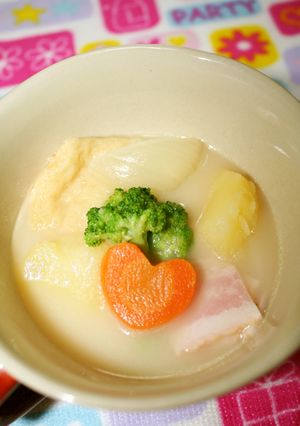 洋風✤ミルクみそ汁✤-レシピのメイン写真