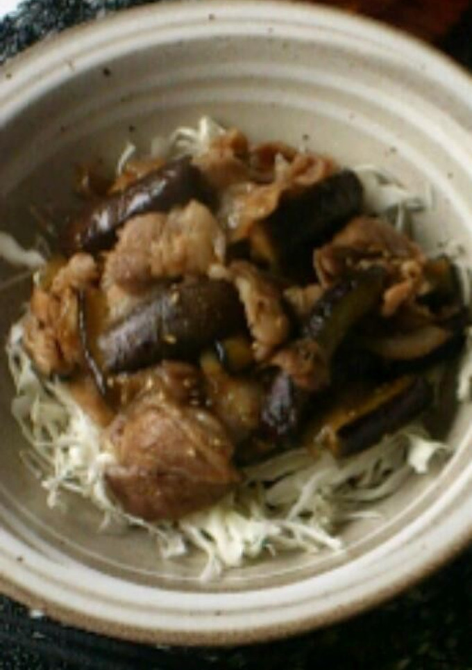豚肉と茄子の生姜焼き-レシピのメイン写真
