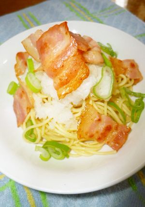 簡単✤旨い✤ベーコンおろしパスタ-レシピのメイン写真