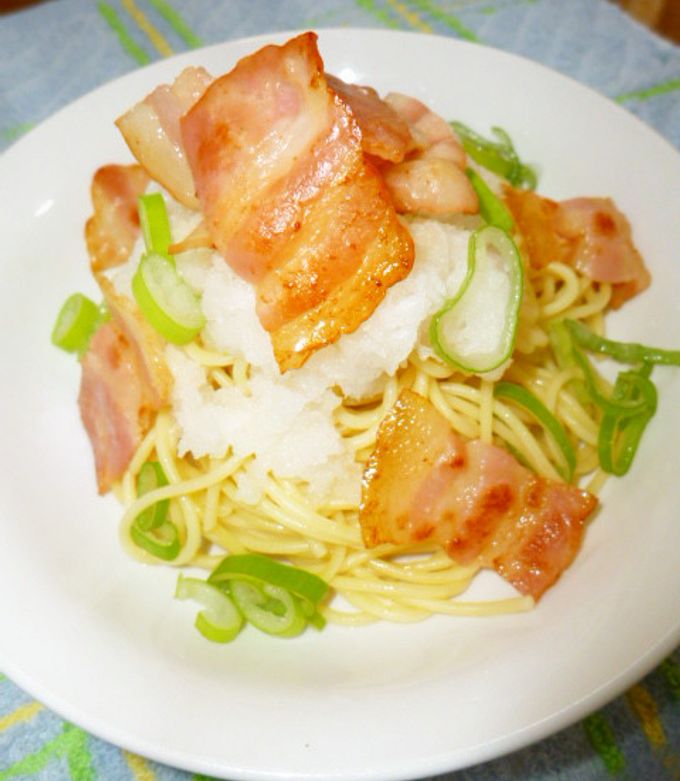 簡単✤旨い✤ベーコンおろしパスタ-レシピのメイン写真