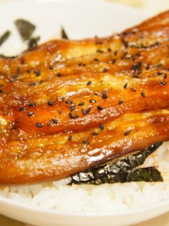 鰻に見えたら成功?なすの蒲焼き丼-レシピのメイン写真