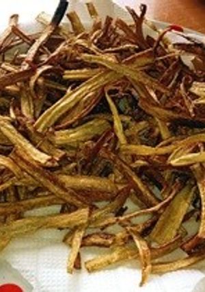 アンチエイジングお腹掃除ゴボウチップ-レシピのメイン写真