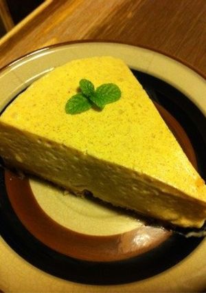 秋の味★柿のヨーグルトレアケーキ-レシピのメイン写真