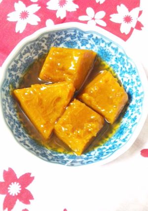 かぼちゃの煮物♪しょうがあんかけ-レシピのメイン写真
