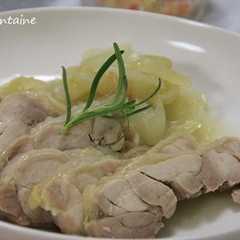 รูปของ 鶏肉と玉葱の白だし煮