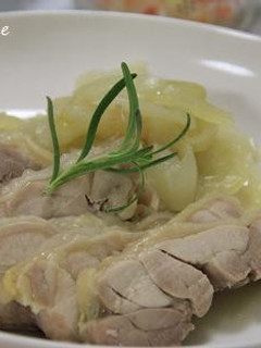 鶏肉と玉葱の白だし煮-レシピのメイン写真