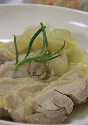 鶏肉と玉葱の白だし煮-レシピのメイン写真