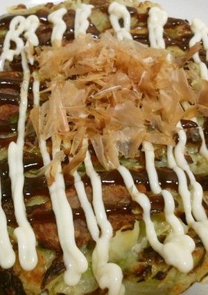 ☆じゃがいもでモチモチお好み焼き☆-レシピのメイン写真