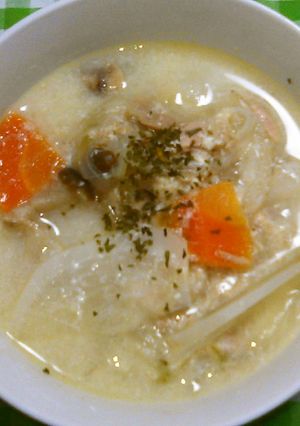 かぶの豆乳スープ-レシピのメイン写真