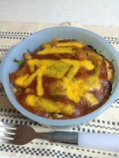 ほうれん草のミートソース焼き-レシピのメイン写真