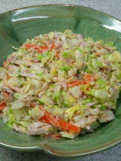 簡単♪給食の☆納豆サラダ☆-レシピのメイン写真