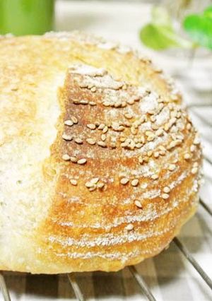 自家製酵母でパンを焼こう③カンパーニュ-レシピのメイン写真