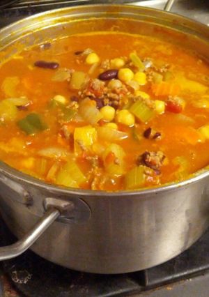 ビールで作るチリコンカン-レシピのメイン写真