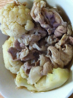 簡単豚バラとカリフラワーのあっさり煮-レシピのメイン写真