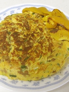 朝の納豆チーズオムレツ♪-レシピのメイン写真