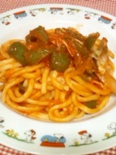 ピーマンたっぷりナポリタン-レシピのメイン写真