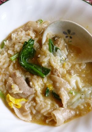 ラーメンの残り汁で簡単雑炊-レシピのメイン写真