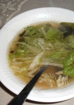 醤油味の和風スープ-レシピのメイン写真