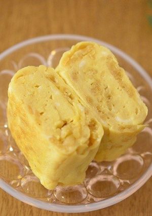 お弁当に♪めんつゆでたぬき玉子焼き-レシピのメイン写真