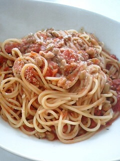 トマト納豆パスタ-レシピのメイン写真