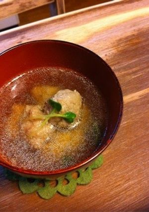 まぐろのたたき団子で簡単お吸い物-レシピのメイン写真