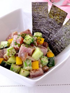 マグロと色々野菜のマリネ-レシピのメイン写真