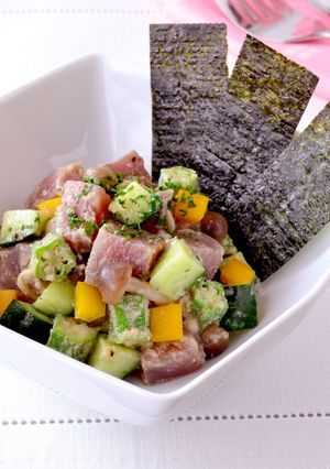 マグロと色々野菜のマリネ-レシピのメイン写真