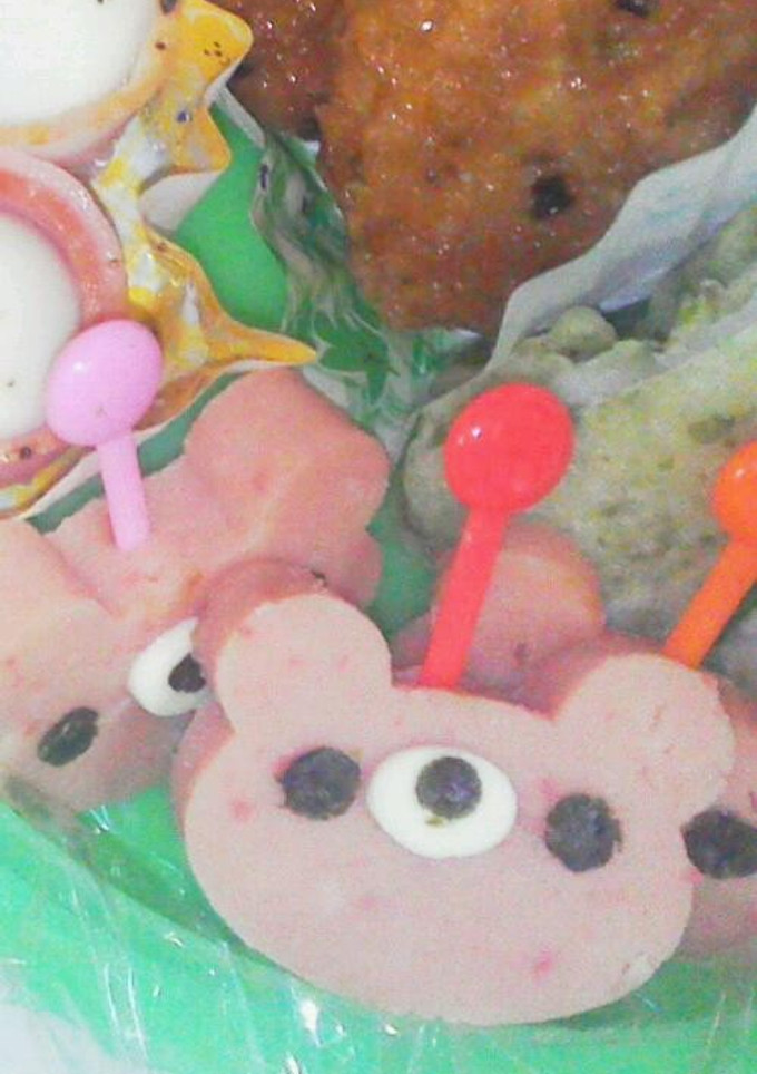 キャラ弁 簡単くまちゃん-レシピのメイン写真