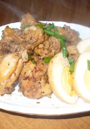 50度洗い♪手羽元とゆでたまごの甘辛煮-レシピのメイン写真