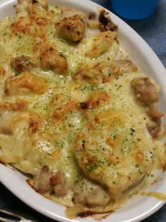 超濃厚!!海老芋と鶏肉の酒粕グラタン-レシピのメイン写真