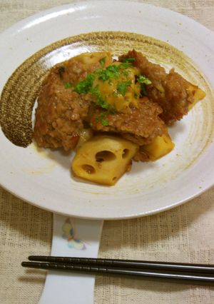豚ひき肉とれんこんのきんぴら-レシピのメイン写真