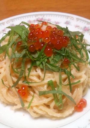 明太子マヨといくらのパスタ-レシピのメイン写真