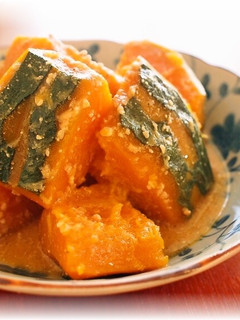 かぼちゃのほっくりゴマ味噌煮-レシピのメイン写真