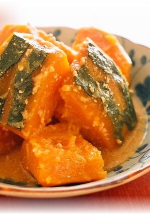 かぼちゃのほっくりゴマ味噌煮-レシピのメイン写真