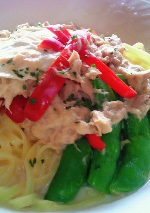 レンジで簡単☆ツナチーズクリームパスタ☆-レシピのメイン写真