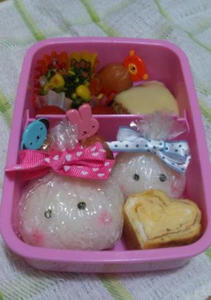 簡単！キャラ弁おにぎりほっぺちゃん-レシピのメイン写真