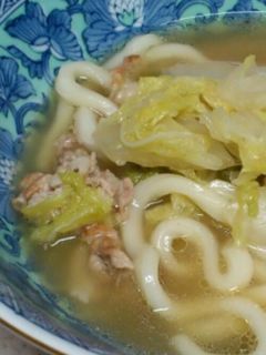 白菜と豚バラの煮込みうどん-レシピのメイン写真