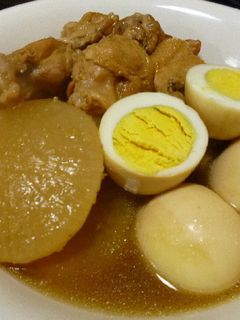 圧力鍋で♪鶏手羽元と大根の煮物-レシピのメイン写真