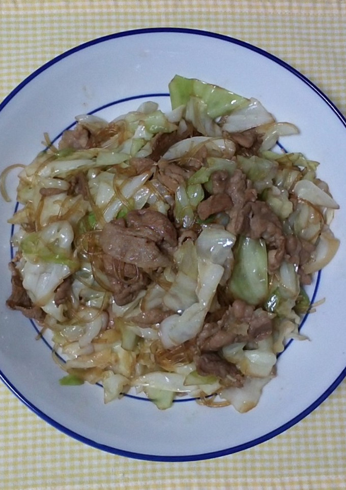 簡単☆キャベツと豚肉の醤油炒め-レシピのメイン写真