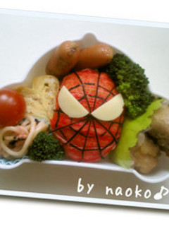 キャラ弁☆スパイダーマン☆-レシピのメイン写真