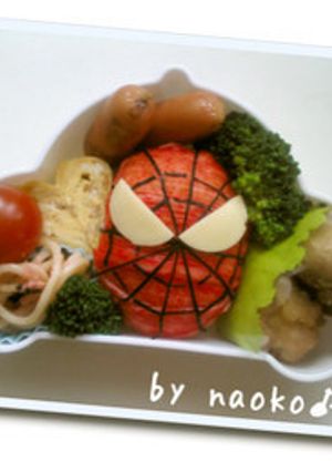 キャラ弁☆スパイダーマン☆-レシピのメイン写真