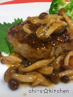 きのこづくし和風ハンバーグ☆-レシピのメイン写真