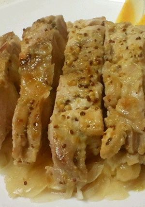 鶏もも肉のハニーマスタード焼き♪-レシピのメイン写真