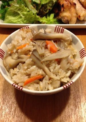 だしが香る〜舞茸＆ごぼうの炊込みごはん-レシピのメイン写真