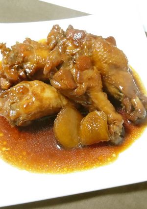圧力鍋でホロホロに☆手羽元の煮物-レシピのメイン写真